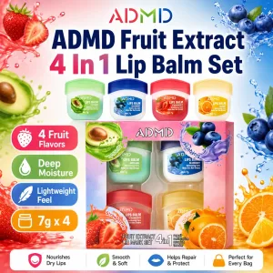 ADMD Fruit Extract 4-in-1 Hydrating Lip Balm Set