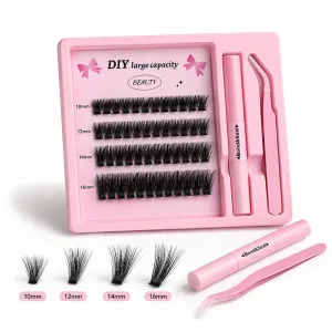 DIY Large Capacity Beauty False Eyelashes Set