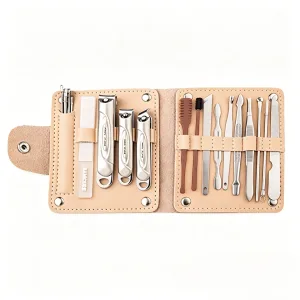 Professional 20Pcs Manicure Set with Leather Case