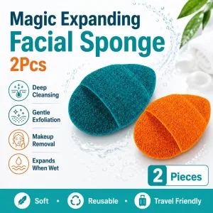 GlowCare Magic Expanding Facial Sponge 2Pcs