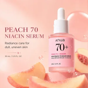 Anua Peach Niacinamide Serum Brightening Hydrating Glow Booster