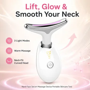 Neck Face Serum Massage Device Portable Skincare Tool