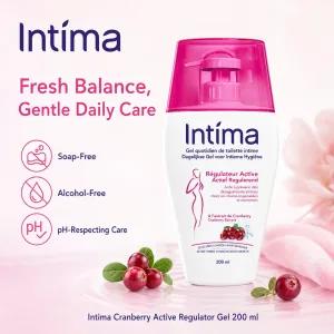 Intima Pro Cranberry Intimate Wash pH Balancing Cleanser