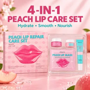 Peach Lip Repair Care Set with 5 Masks
