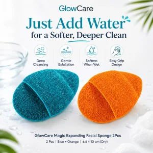 GlowCare Magic Expanding Facial Sponge 2Pcs